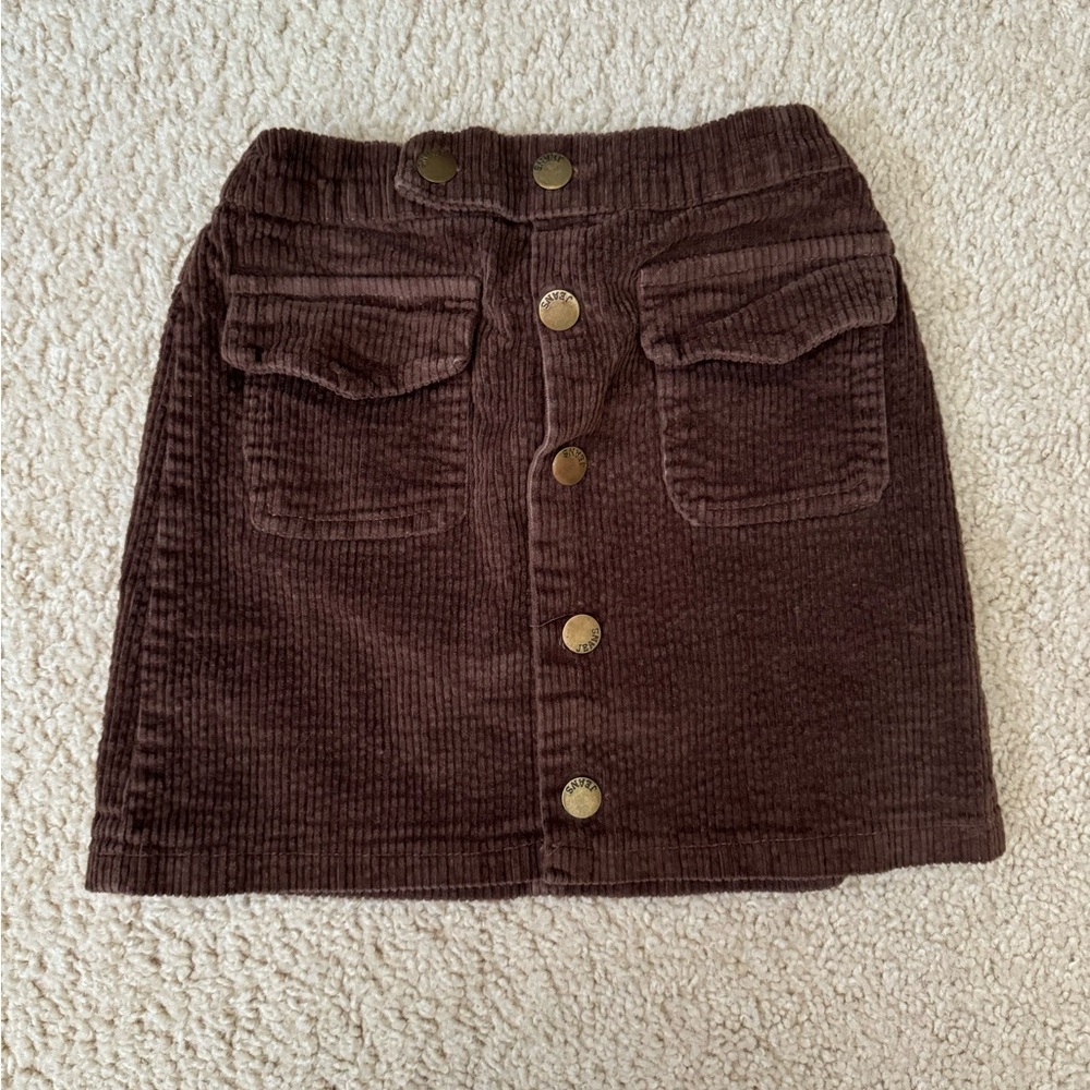 Cute velvet skirt for girls